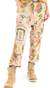 Patchwork Miner Trouser in Lady Madonna